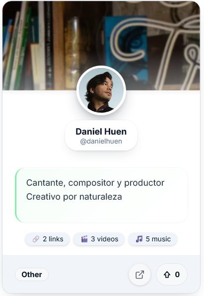Daniel Huen — musician link in bio example